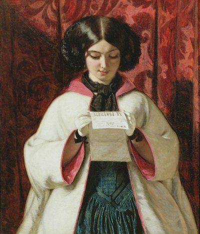 The Opera Mantle, 1851 by Augustus Leopold Egg